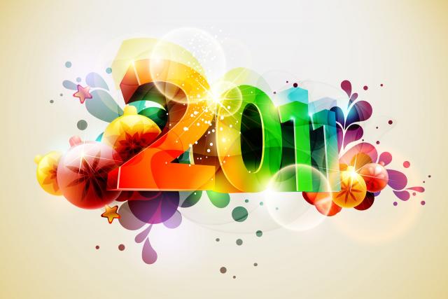 Новый год 2011, фотообои 0137 Новый год 2011 - фото 0137