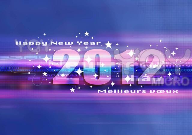 Новый год 2012, фотообои 0409 Новый год 2012 - фото 0409