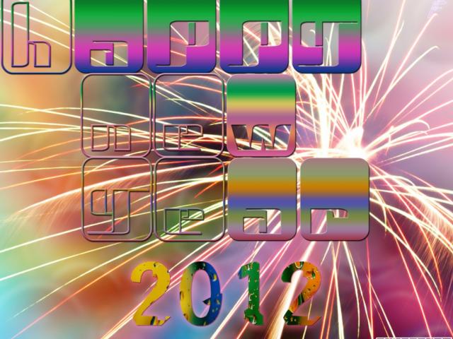 Новый год 2012, фотообои 0420 Новый год 2012 - фото 0420