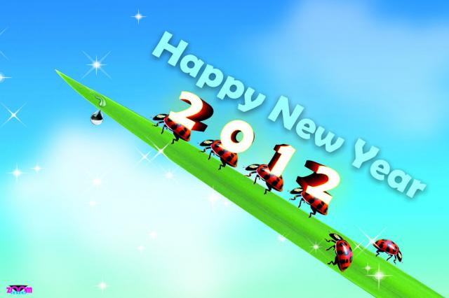 Новый год 2012, фотообои 0424 Новый год 2012 - фото 0424