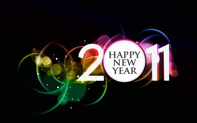 Новый год 2011, фотообои 0450 Новый год 2011 - фото 0450