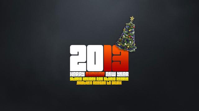 Новый год 2013, фотообои 0590 Новый год 2013 - фото 0590