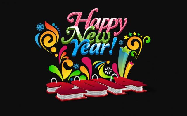 Новый год 2014, фотообои 0657 Новый год 2014 - фото 0657