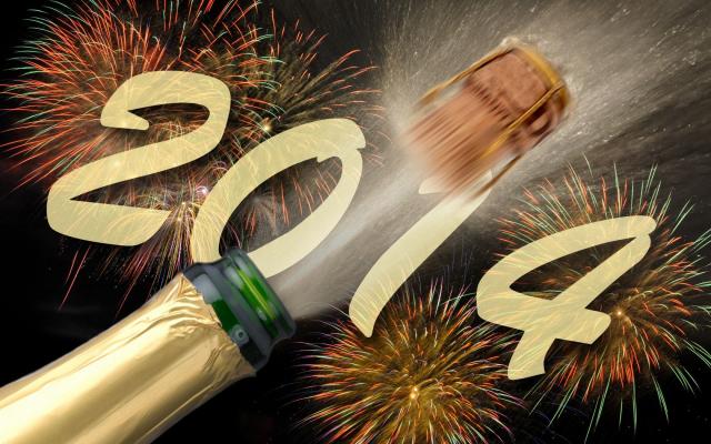 Новый год 2014, фотообои 0668 Новый год 2014 - фото 0668
