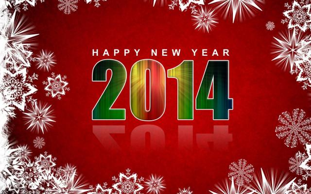 Новый год 2014, фотообои 0673 Новый год 2014 - фото 0673
