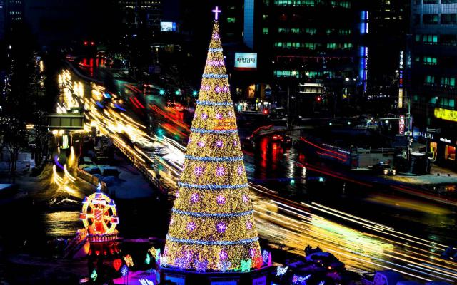 Новый год 2014, фотообои 0693 Новый год 2014 - фото 0693