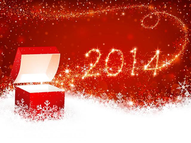 Новый год 2014, фотообои 0714 Новый год 2014 - фото 0714