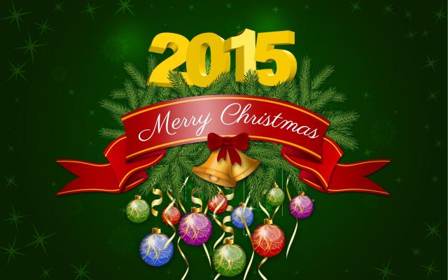 Новый год 2015, фотообои 0807 Новый год 2015 - фото 0807